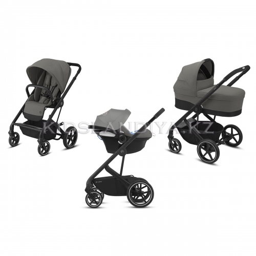 Коляска 3 в 1 Cybex Balios S Lux Soho Grey