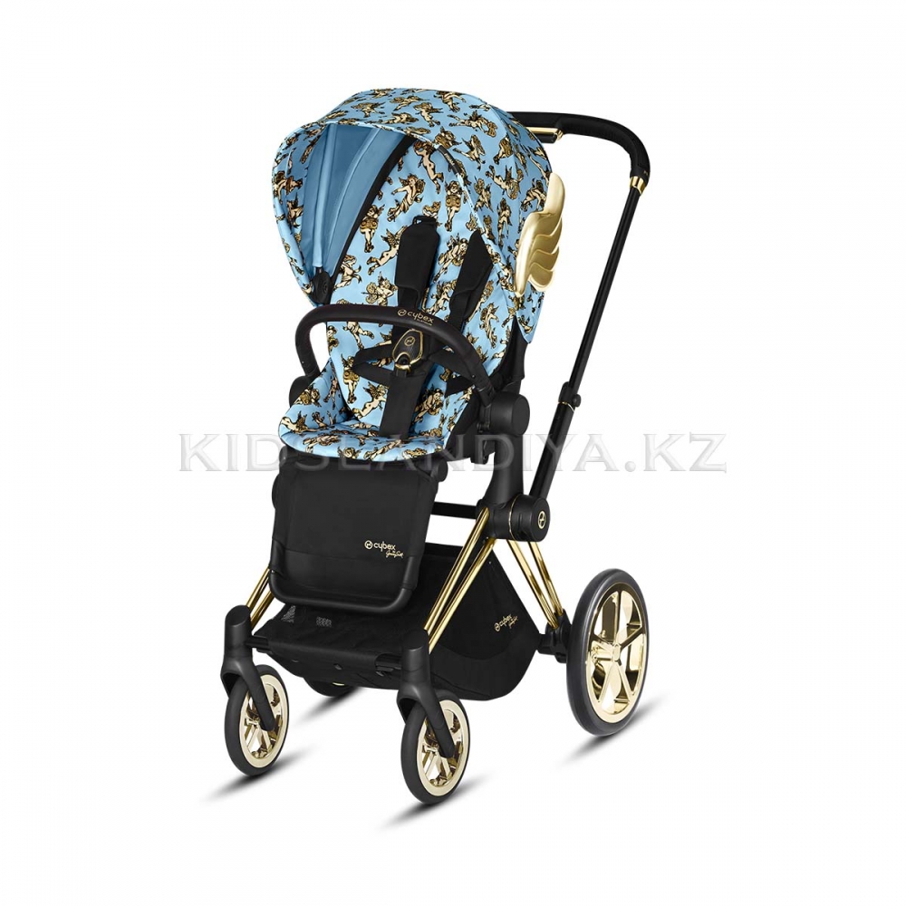 Коляска Cybex PRIAM III FE JS Cherubs Blue