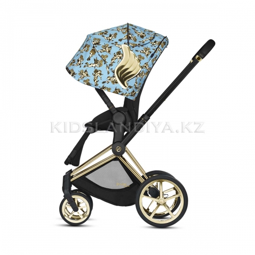 Коляска 2 в 1 Cybex Priam III  FE JS Cherubs Blue (c аксессуарами)