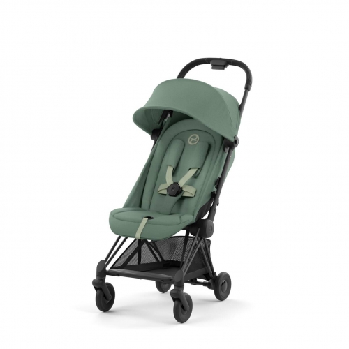 Коляска Cybex Coya Leaf Green на раме Matt Black