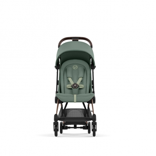 Коляска Cybex Coya Leaf Green на раме Rosegold
