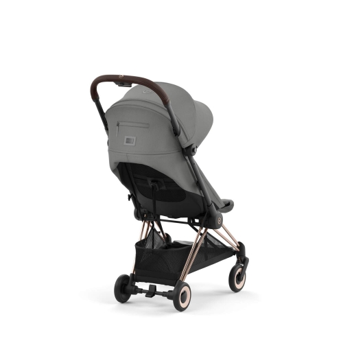 Коляска Cybex Coya Mirage Grey на раме Rosegold