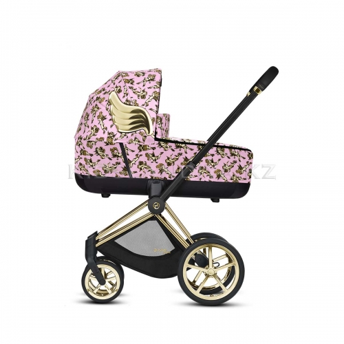 Коляска 2 в 1 Cybex Priam III  FE JS Cherubs Pink (с аксессуарами)