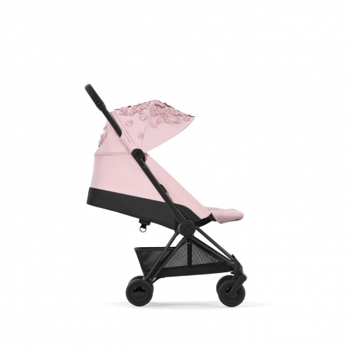 Коляска Cybex Coya Simply Flowers Pink на раме Matt Black