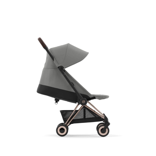 Коляска Cybex Coya Mirage Grey на раме Rosegold