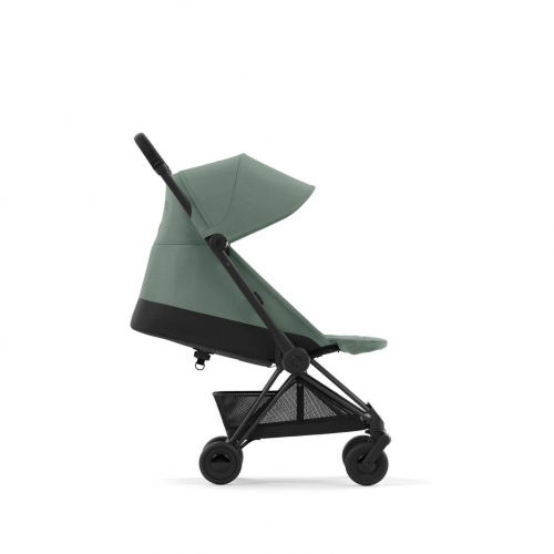 Коляска Cybex Coya Leaf Green на раме Matt Black