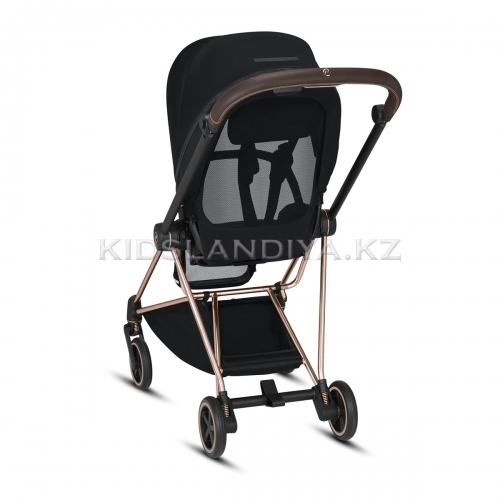 Коляска Cybex Mios Sepia Black на шасси Rose Gold