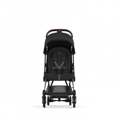 Коляска Cybex Coya Sepia Black на раме Rosegold